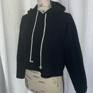 Women’s Black Cropped Sweater